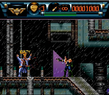 Judge Dredd (USA) (Sample) screen shot game playing